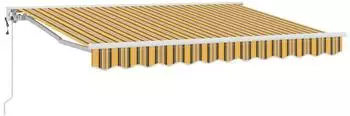 vidaXL Markisenrahmen gelb und grau 250x200cm (3329416)