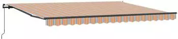 vidaXL Ausziehbare Markise mehrfarbig 450x350cm (3331109)