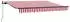 vidaXL Einziehbare Markise rot 250x200cm Stoff (3329406)