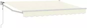 vidaXL Elektrische Ausziehmarkise creme 3,5x2m (3418981)