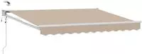 vidaXL Elektrische ausziehbare Markise Beige 3,5 x 2,5 m