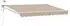 vidaXL Elektrische Ausziehmarkise beige 3,5x2,5m (3419620)