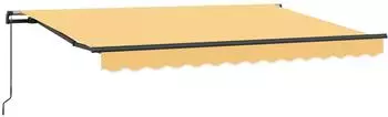 vidaXL Einziehbare Markise sand 2,5x2m Stoff (3425608)