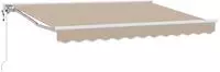 vidaXL Elektrische ausziehbare Markise Beige 3,5 x 2,5 m
