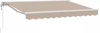 vidaXL Elektrische Ausziehmarkise beige 3,5x2,5m (3420984)