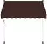 vidaXL Manuell einziehbare Markise braun 100cm (42037044)