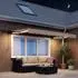vidaXL Markisenrahmen manuell mit LEDs taupe 4×3,5m