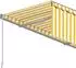 vidaXL Einziehbare Markise mit Rollo 3x2,5m, gelb/weiß (3069378)