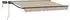 vidaXL Manueller Markisenrahmen mit LEDs 3,5x2,5m, beige