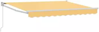 vidaXL Ausziehbare Markise sand 3,5x2m Polyester/Aluminium (3425689)