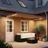 vidaXL Gelenkarmmarkise mit LEDs, manuell, sand (3426361)