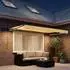 vidaXL Gelenkarmmarkise mit LEDs, manuell, sand (3426361)