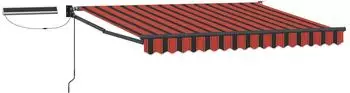 vidaXL Elektrische ausziehbare Markise 3,5x2m orange (3420067)