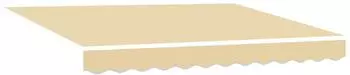 vidaXL Markisenersatzstoff 235x195cm Polyester, creme (42000386)