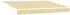 vidaXL Markisenersatzstoff 235x195cm Polyester, creme (42000386)
