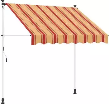 vidaXL Manuell einziehbare Markise mehrfarbig 200x115x300cm (42037060)