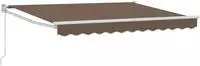 vidaXL Ausziehbare Markise Taupe 3 x 2,5 m