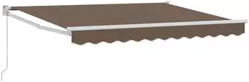 vidaXL Ausziehbare Markise taupe 3x2,5m (3425858)