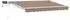 vidaXL Markisenrahmen manuell mit LEDs taupe 4,5x3,5m