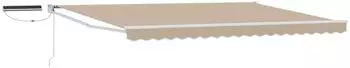 vidaXL Elektrische ausziehbare Markise beige 4x3m (3419981)
