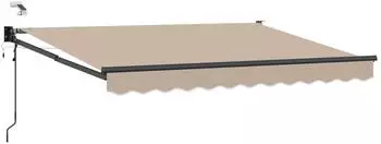 vidaXL Elektrische Ausziehmarkise 3,5x2m beige (3419734)