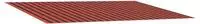 vidaXL Markisenersatzstoff Orange und Braun 250 x 200 cm Polyester