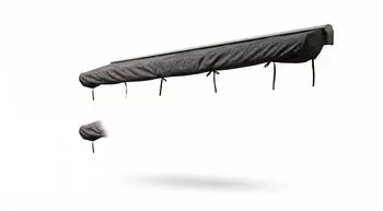 Jet-Line Gelenkarmmarkisen-Abdeckplane schwarz, 3-5m, Nylon (2958)