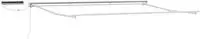 vidaXL Solar Electric Awning Frame 4.5 x 3 m Wei&szlig;