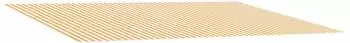 vidaXL Markisenersatzstoff gelb und weiß 300x250cm Polyester (3444209)