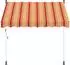 vidaXL Manuell einziehbare Markise mehrfarbig 150x115x300cm (42037059)