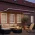 vidaXL Gelenkarmmarkise manuell mit LEDs 3x2,5m bordeauxrot (3419251)