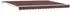 vidaXL Manuell einziehbare Markise braun 4,5x3,5m (3420312)