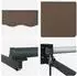 vidaXL Gelenkarmmarkise manuell mit LED taupe 3x3m (3425969)