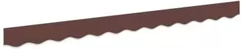 vidaXL Markisensch&uuml;rzen-Ersatz braun gestreift 230x20cm Polyester (42000708)