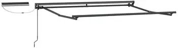 vidaXL Elektrischer Markisenrahmen anthrazit 3x2m Stahl (42024870)