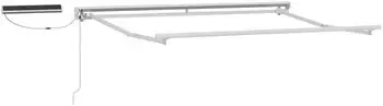 vidaXL Elektrischer Markisenrahmen wei&szlig; 3x2,5m Stahl (42024861)