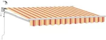 vidaXL Elektrische Ausziehmarkise mehrfarbig 3,5x2,5m (3419615)