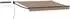 vidaXL Elektrische Markise taupe 5x3m (3426374)