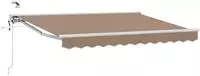 vidaXL Elektrische ausziehbare Markise Taupe 5 x 3 m
