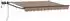 vidaXL Gelenkarmmarkise manuell mit LED taupe 3x3m (3426362)