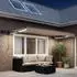 vidaXL Gelenkarmmarkise manuell mit LED taupe 3x3m (3426362)