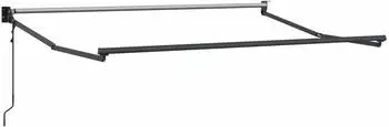 vidaXL Elektrischer Markisenrahmen anthrazit 3x2m Aluminium (42024188)