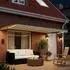 vidaXL Gelenkarmmarkise manuell 4x3m mit LED, creme/anthrazit (3419456)