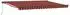 vidaXL Manuell einziehbare Markise orange/schwarz/gelb 4×3,5m (3420443)