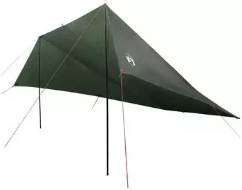 vidaXL Fahrzeugmarkise Heckzelt, armeegr&uuml;n, 500x515x215cm
