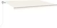 vidaXL Markise Automatisch Einziehbar 500x300 cm Creme