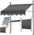 Kesser Klemmmarkise mit Handkurbel, höhenverstellbar, wasserabweisend, 150cm