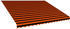 vidaXL Awning Top Sunshade (145725) 450x300 cm orange/brown