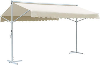 vidaXL Freistehende Markise cremefarben 4 x 3 m (143745)