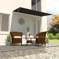 vidaXL Einziehbare Markise 350&times;150 cm Anthrazit